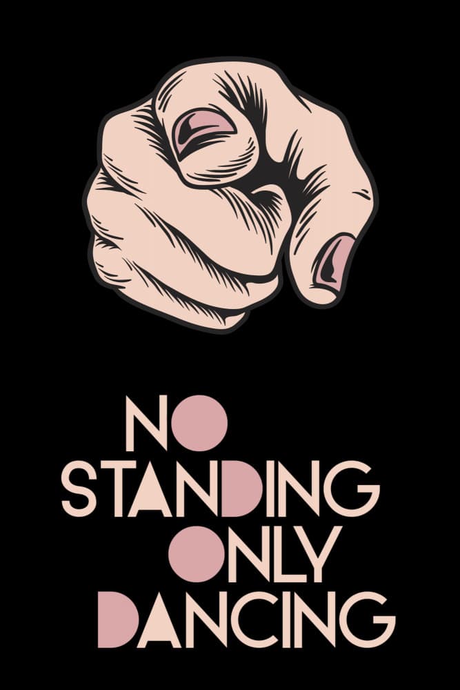 No Standing Only Dancing by Marja van den Hurk — canvas wall art