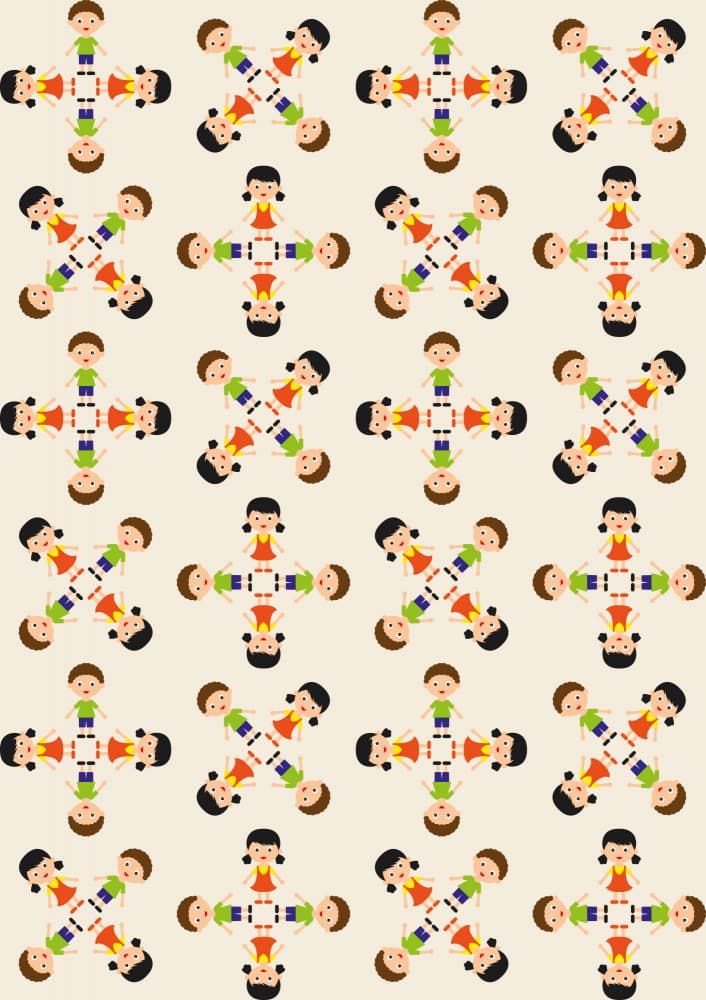 Playful Kids Together by kathrinmay — canvas wall art
