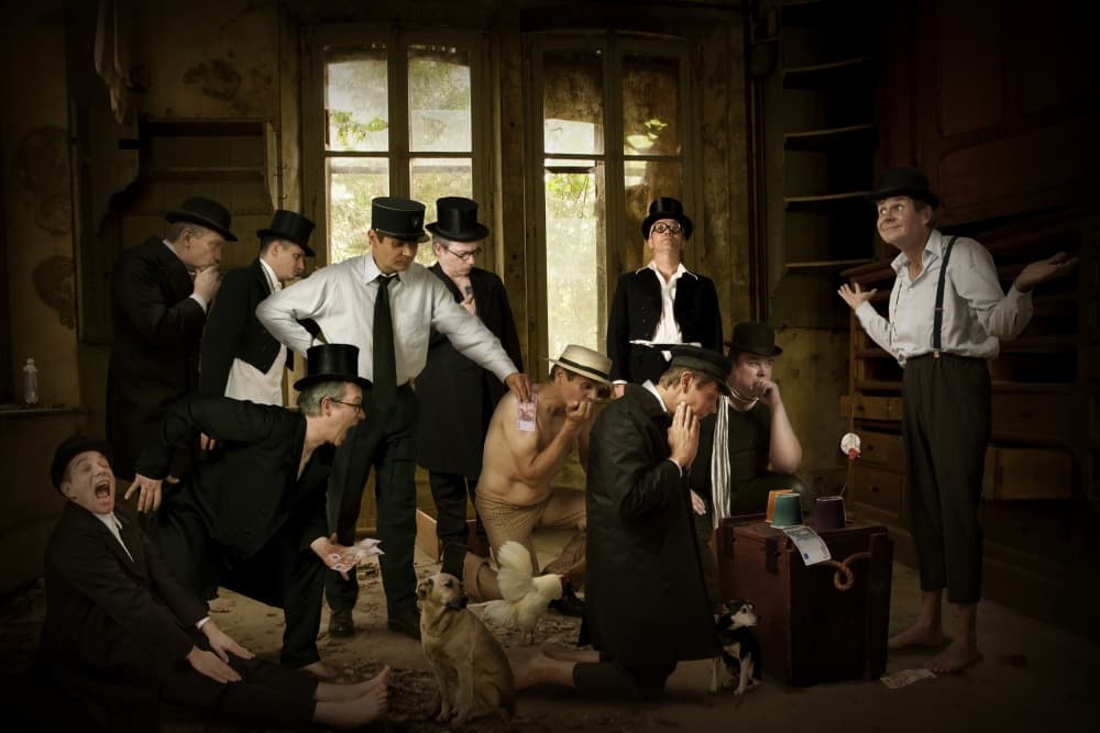 Strange Theatrical Performance by Christine von Diepenbroek — canvas wall art
