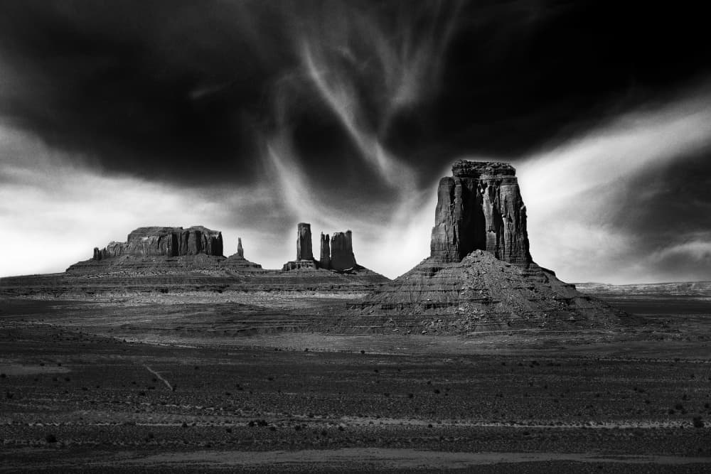 Monument Valley Drama by Erik Engström — canvas wall art