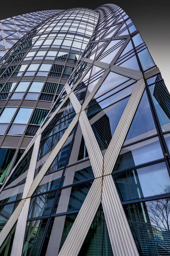 Modern Glass Architecture by Atsushi Inamura — canvas wall art