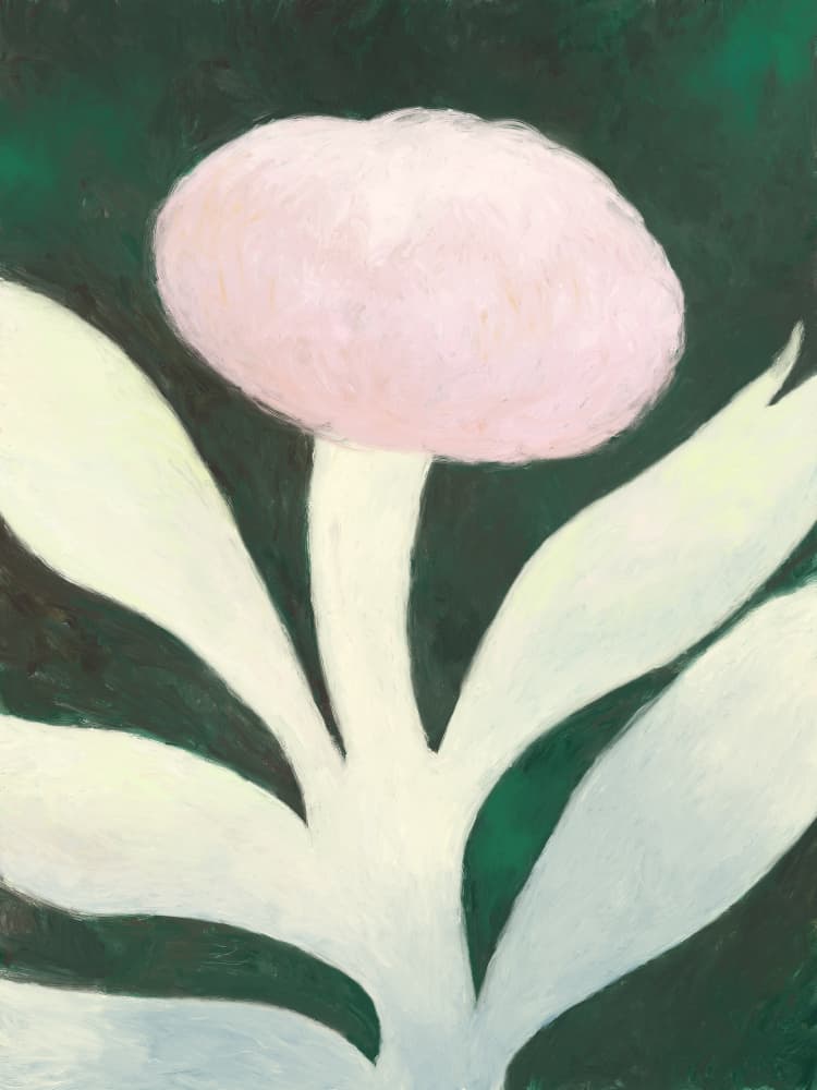 Moon flower by NKTN — canvas wall art