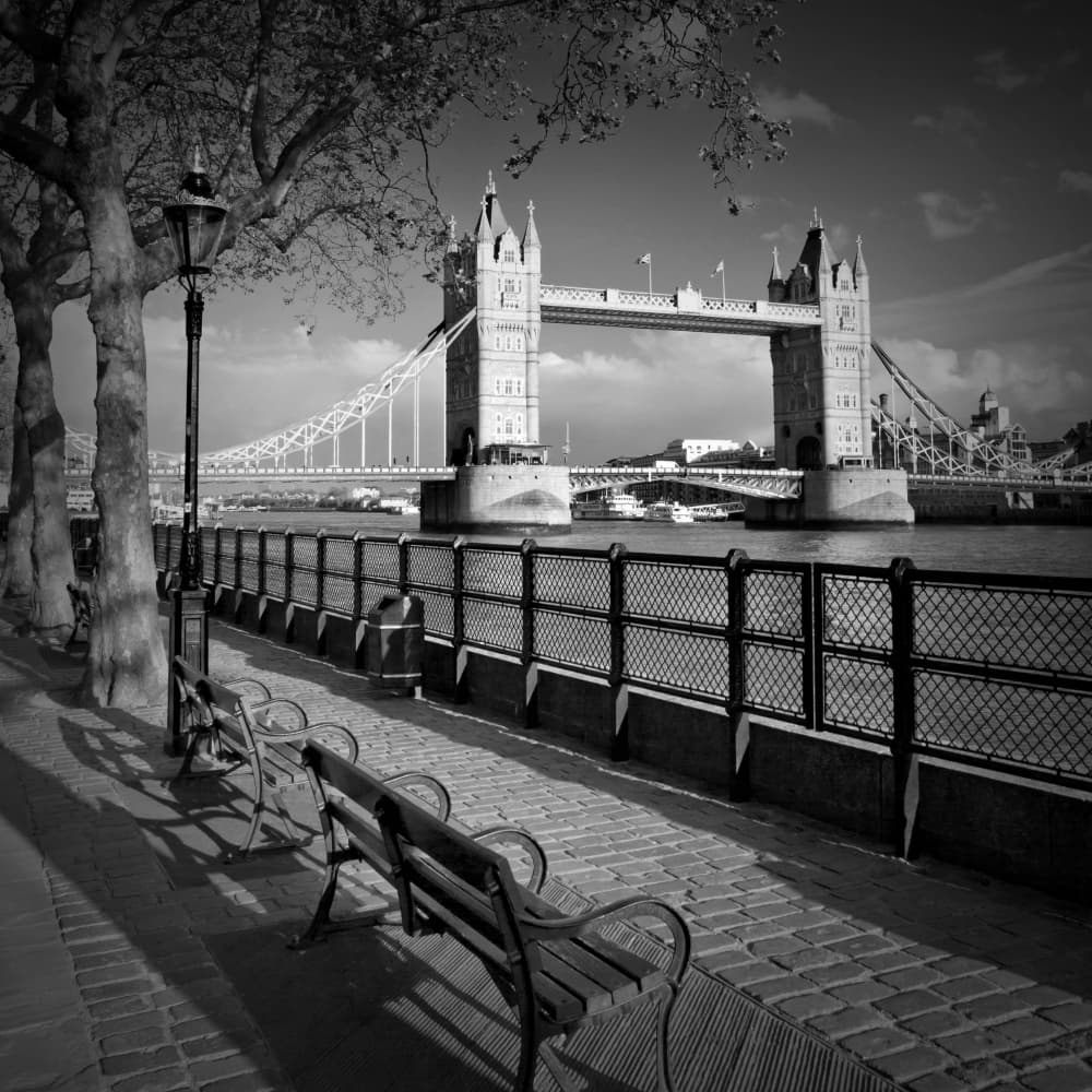 Classic London Tower Bridge by Melanie Viola — canvas wall art