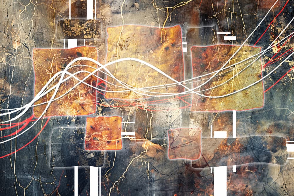 Dynamic Textured Flow by Rafal Kulik — canvas wall art