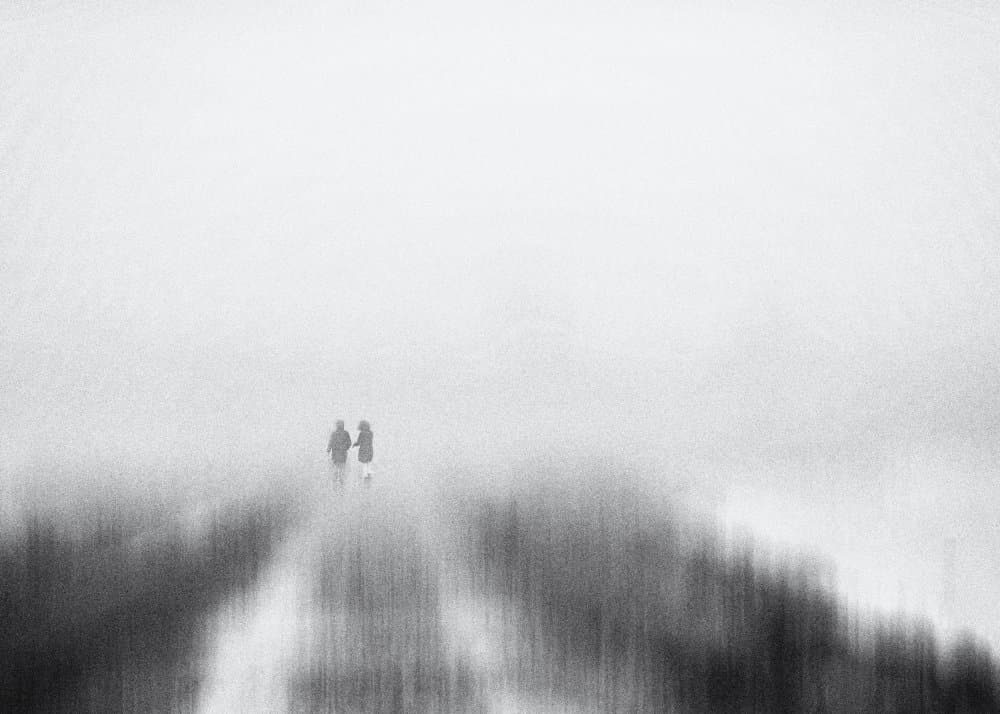 Serene Fog Walk by Normunds Kaprano — canvas wall art