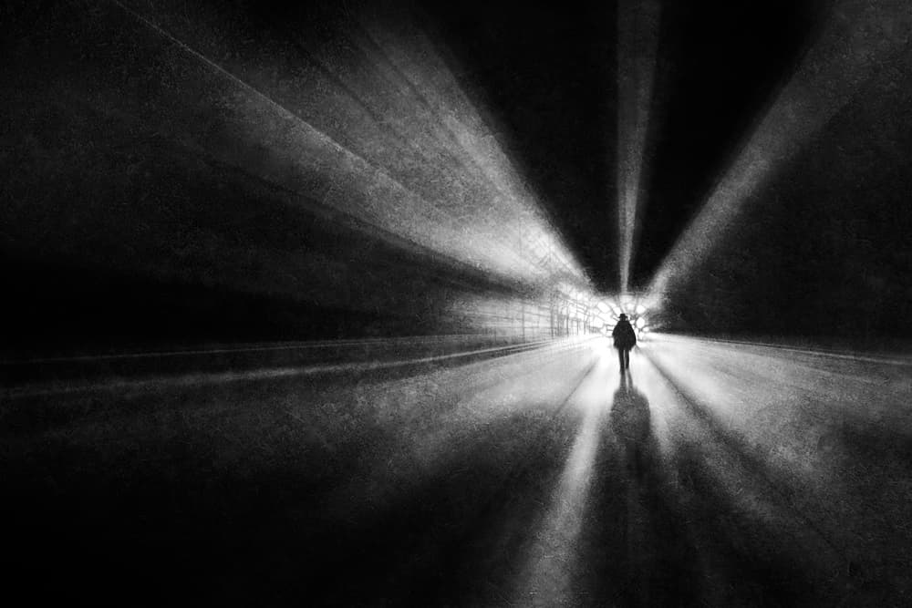Walking Towards Light by Ekkachai Khemkum — canvas wall art