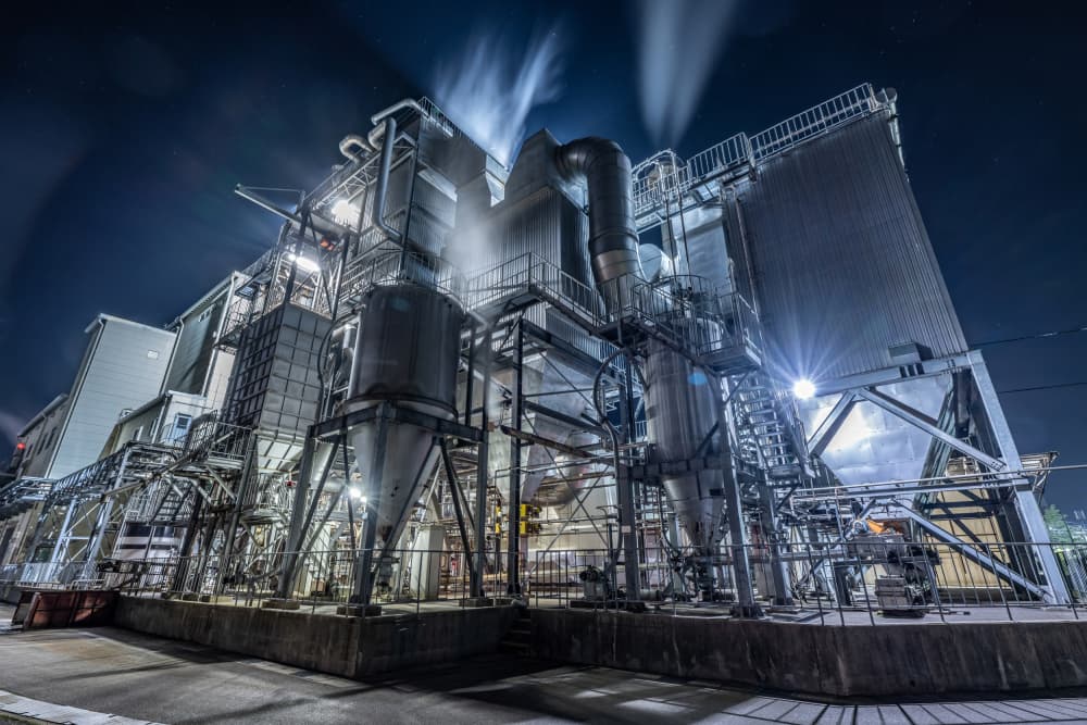 Industrial Night Glow by Kobayashi Tetsurou — canvas wall art