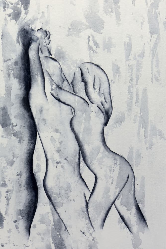 Loving Embrace by Natalie Bruns — canvas wall art
