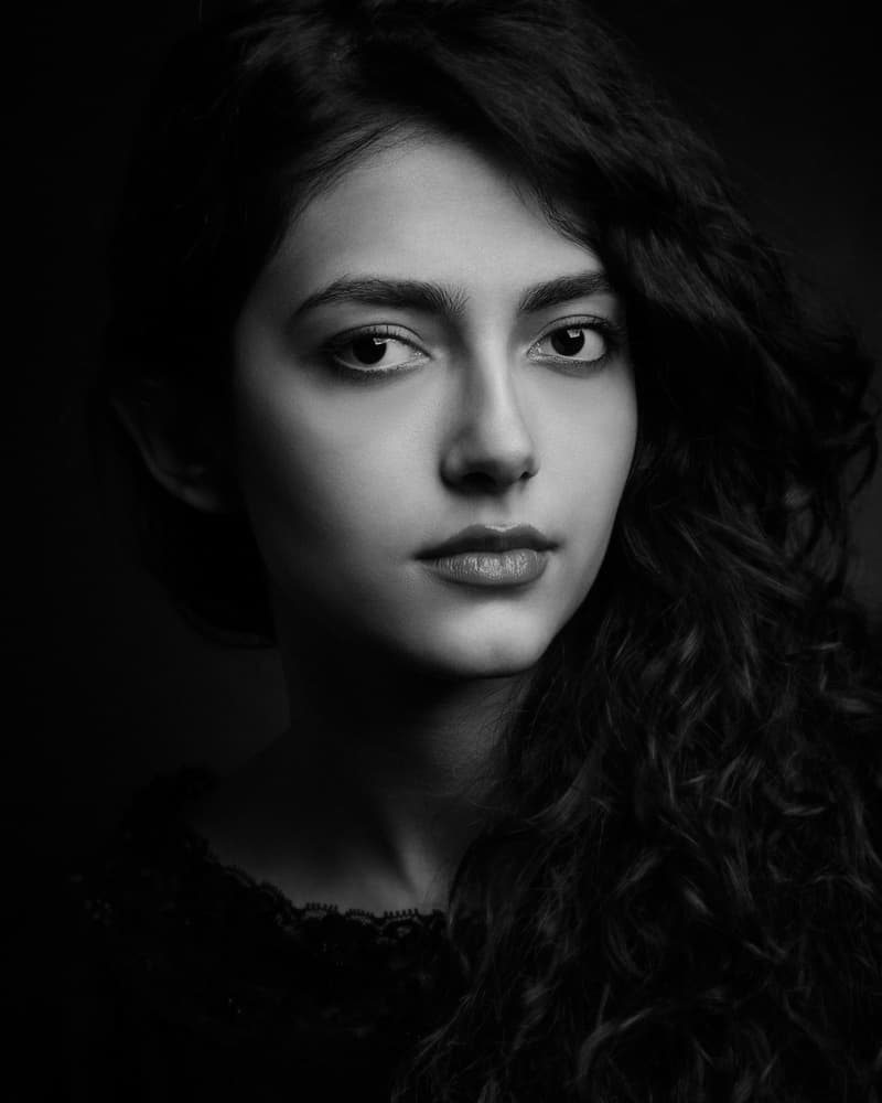 Captivating Gaze Woman by Mehdi Mokhtari — canvas wall art