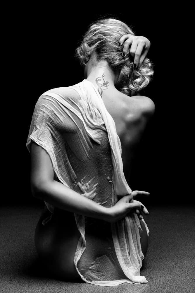 Graceful Draped Form by Anton Belovodchenko — canvas wall art