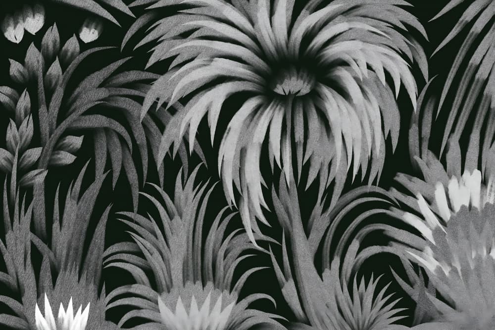 Lush Tropical Jungle by Josie George — canvas wall art