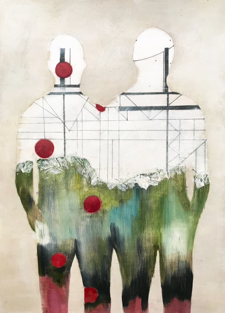 Inner Landscape Figures by Karenina Fabrizzi — canvas wall art