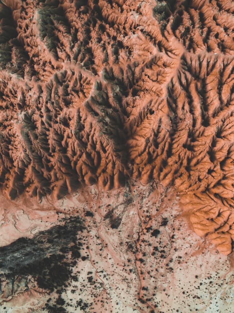 Eroded Desert Patterns by Javier Pardina — canvas wall art