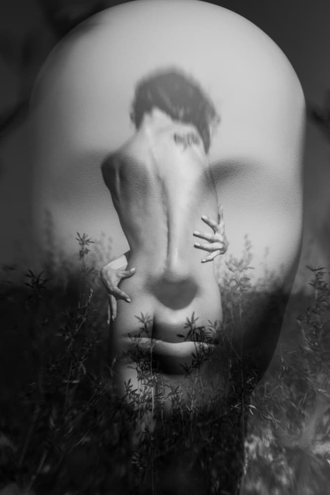 Sensual Human Form by Bogdan Bouşcă — canvas wall art