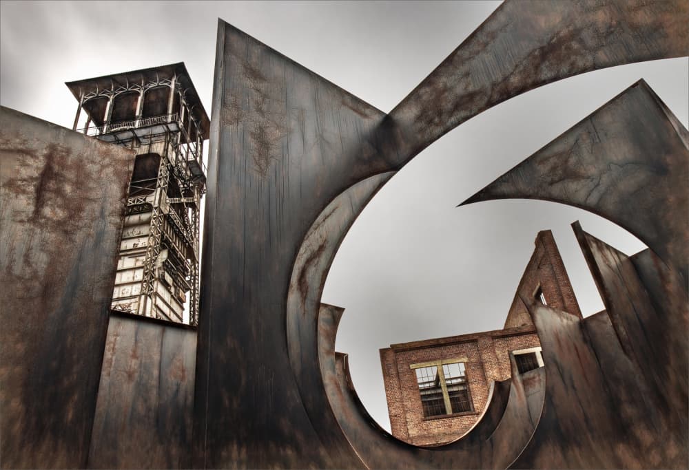 Industrial heritage by Gilbert Claes — canvas wall art
