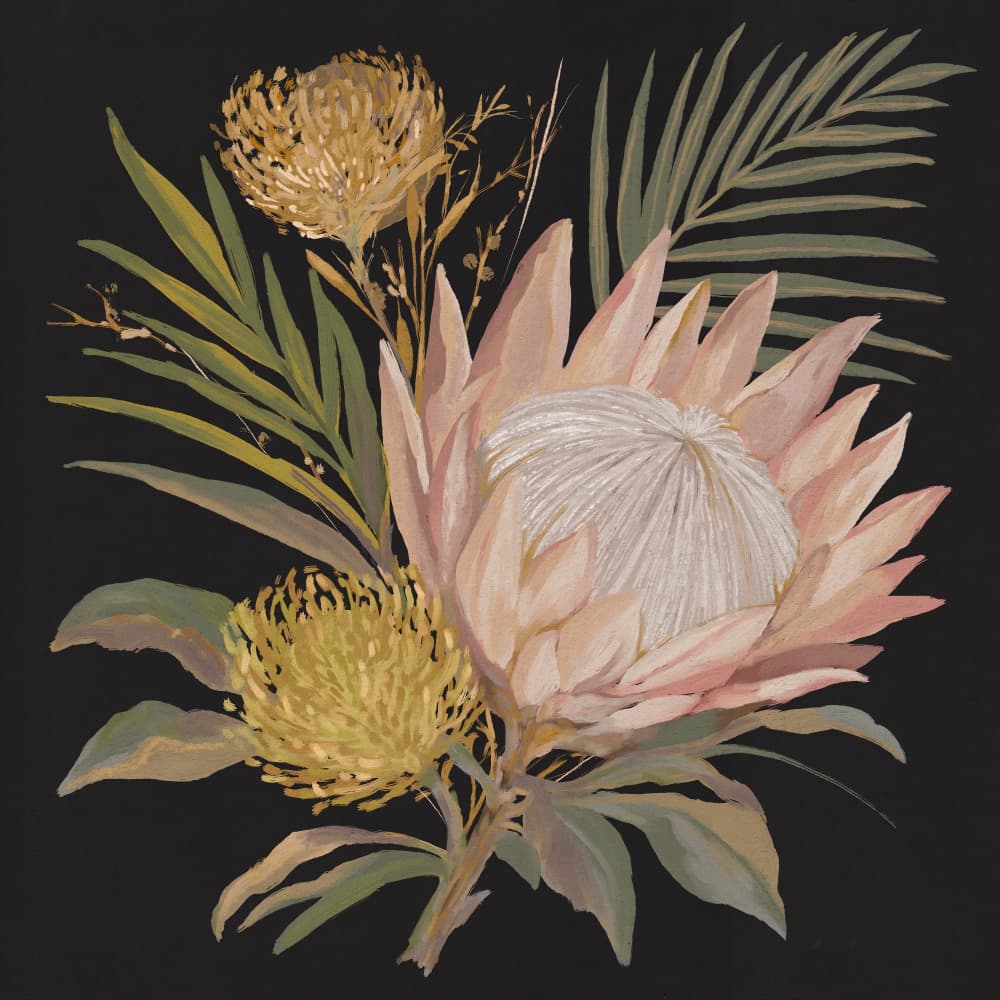 Exotic Protea Bouquet by Josie George — canvas wall art