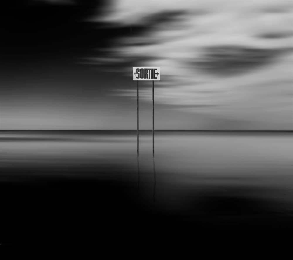 Solitary Exit Sign by David Senechal Photographie (polydactyle) — canvas wall art