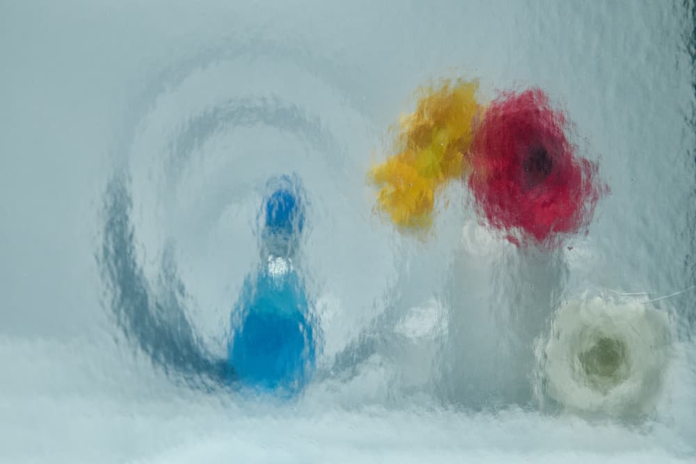 Abstract Floral Still Life by PARTHA BHATTACHARYYA — canvas wall art