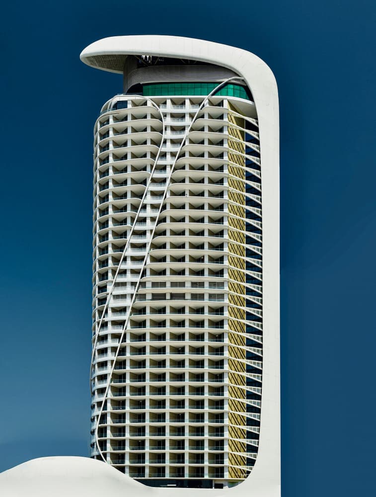 Curved Modern Skyscraper by Arnon Orbach — canvas wall art