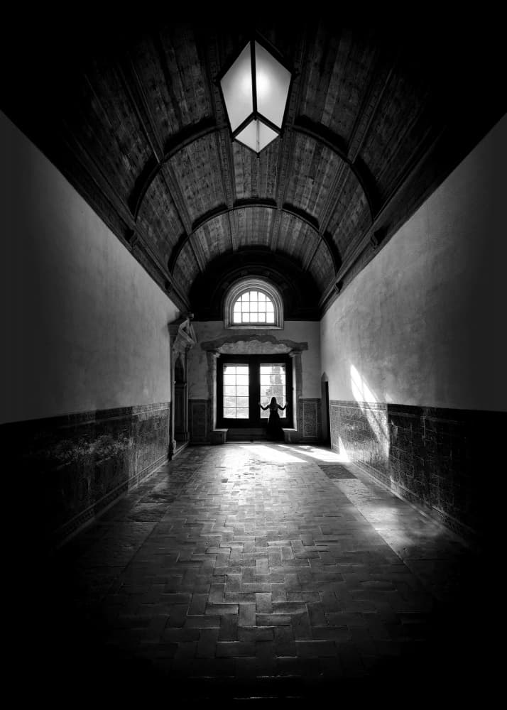 Light at Hallway's End by Jorge Pimenta — canvas wall art