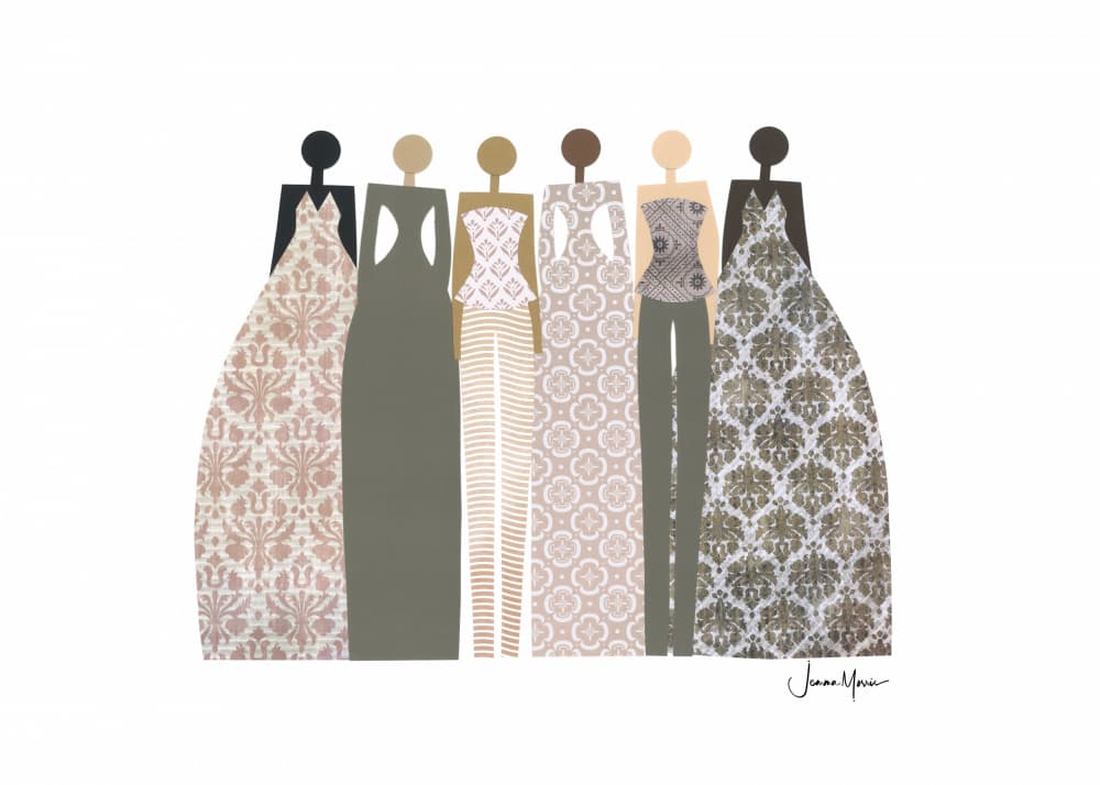 Women in Neutral by Jemma Morris — canvas wall art