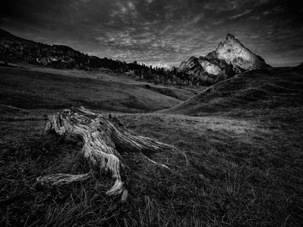 Dramatic Mountain Vista by Radek Pohnan — canvas wall art