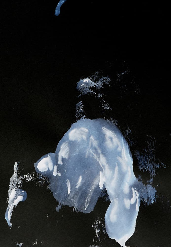 Ethereal Blue Cloud by Santhosh ch — canvas wall art