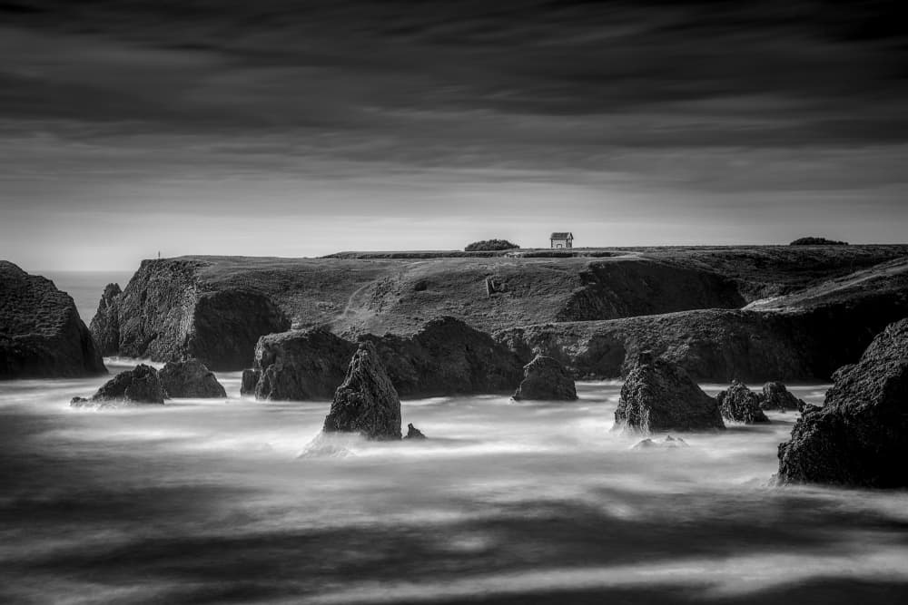 Dramatic Sea Stacks by av peteghium — canvas wall art