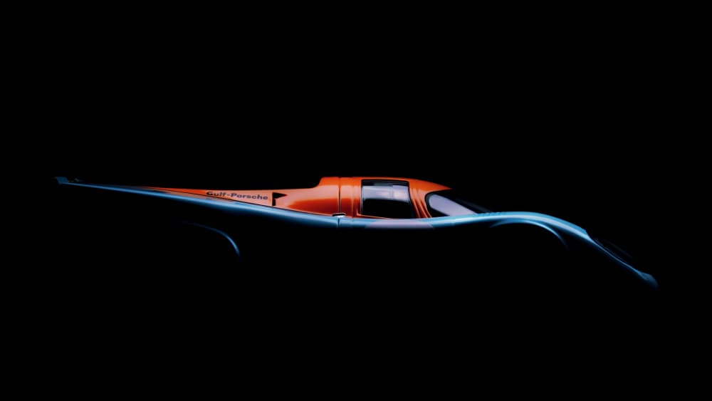 Sleek Orange Racer by Rico Cavallo — canvas wall art