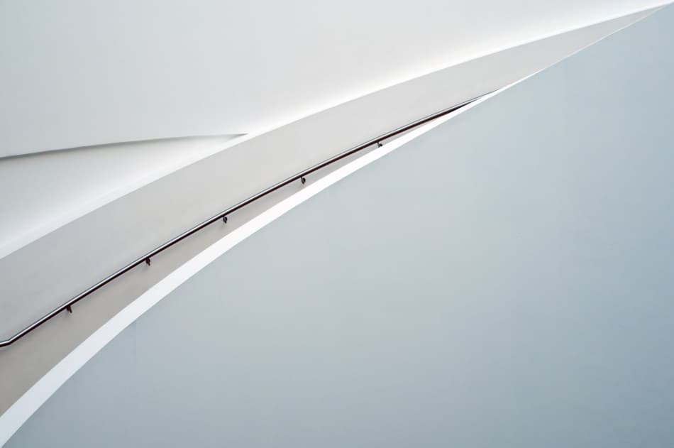 Modern Architectural Curves by Linda Wride — canvas wall art