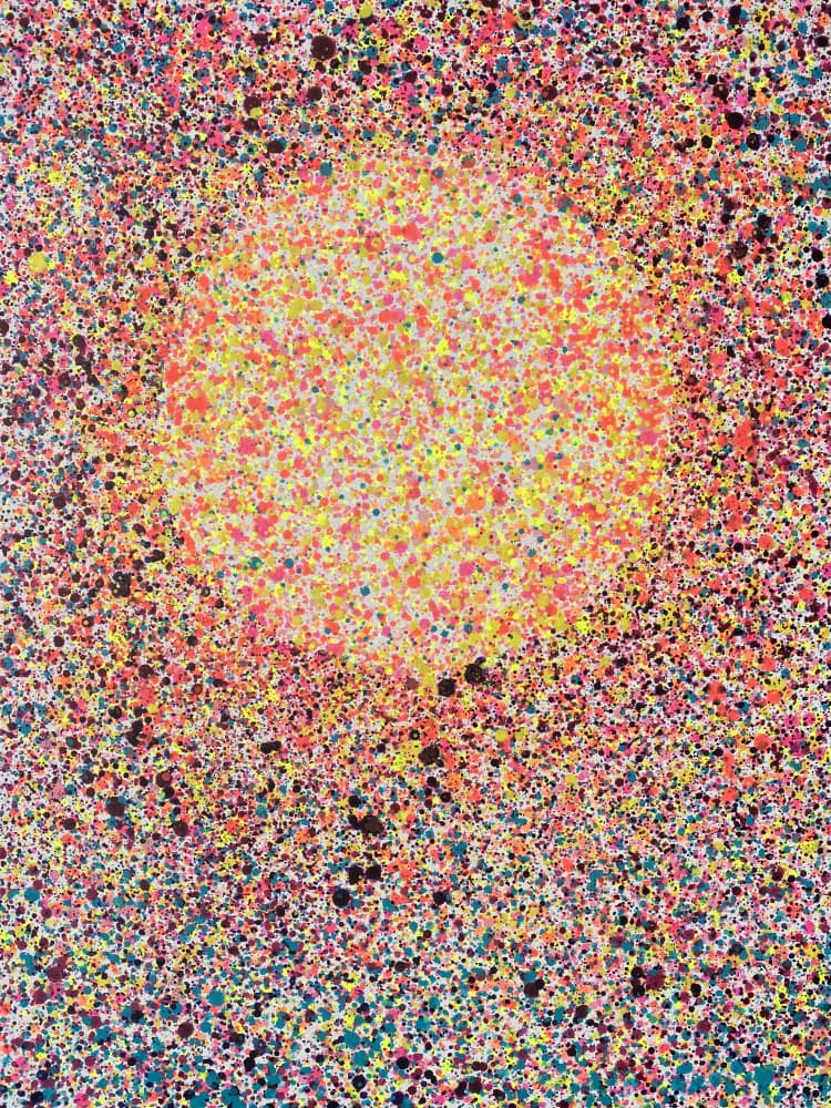 Abstract Sun Glow by SAN STARLING — canvas wall art