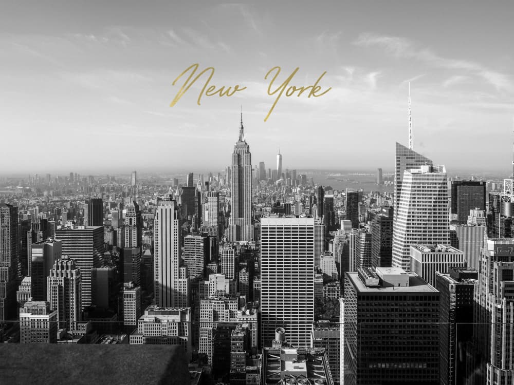 Iconic New York Skyline by Talitha McQueen — canvas wall art