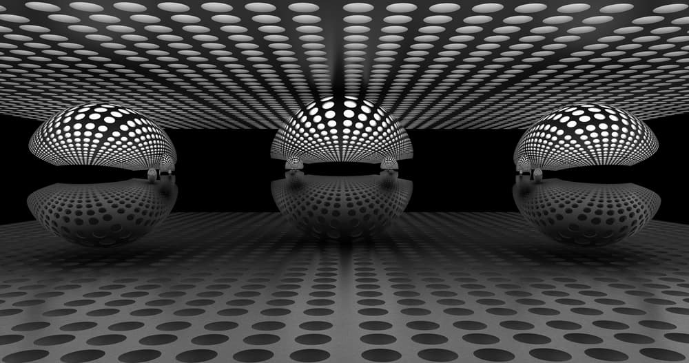 Optical Dot Spheres by Antonyus Bunjamin (Abe) — canvas wall art