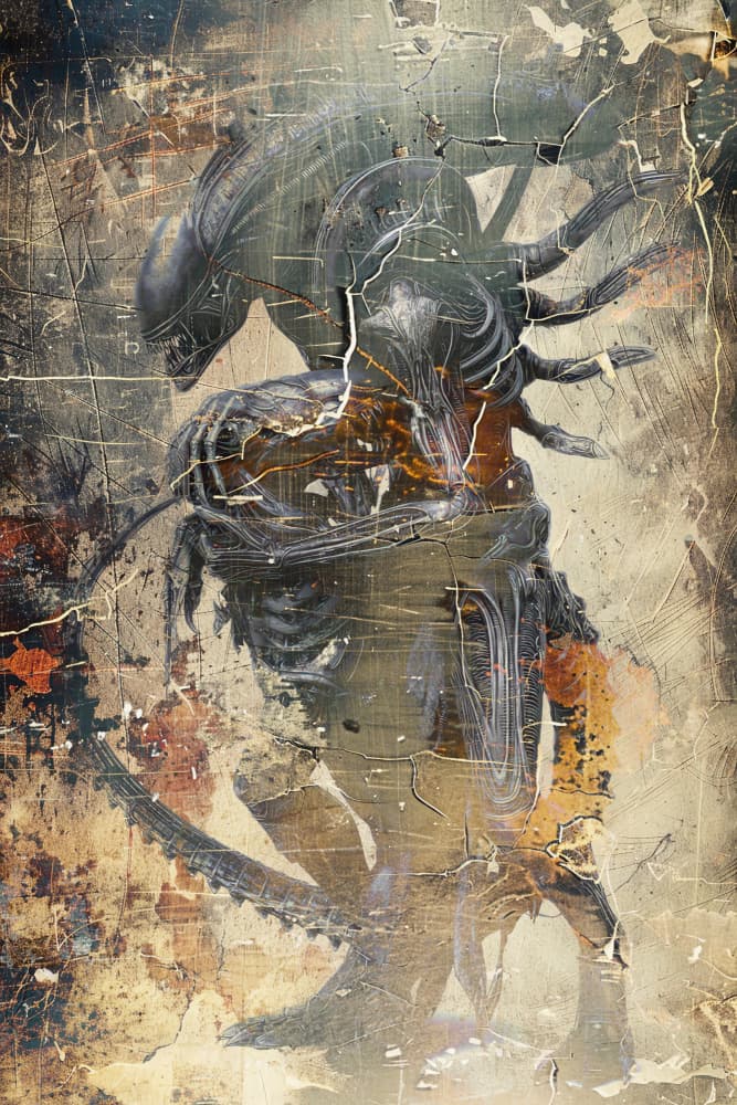 Ancient Alien Creature by Rafal Kulik — canvas wall art