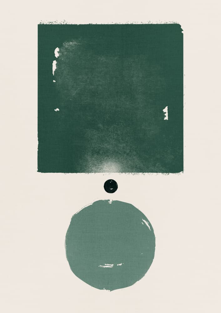 Geometric Balance by Ema Paraschiv — canvas wall art