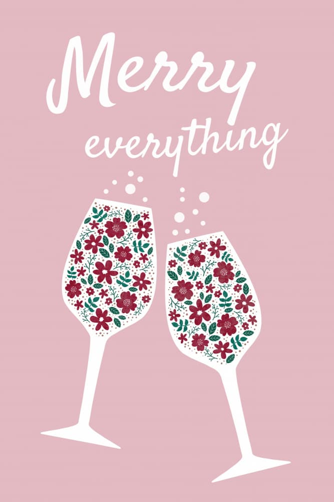 Merry Everything Toast by EMELIEmaria — canvas wall art