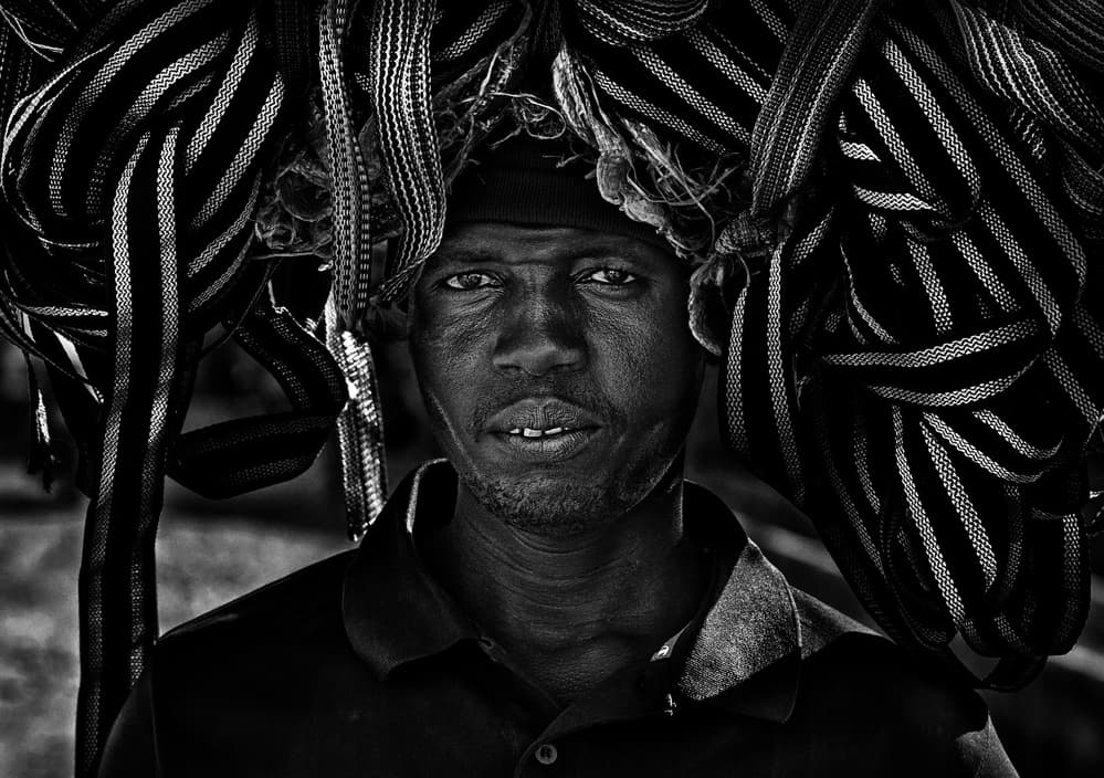 African Man's Gaze by Joxe Inazio Kuesta Garmendia — canvas wall art