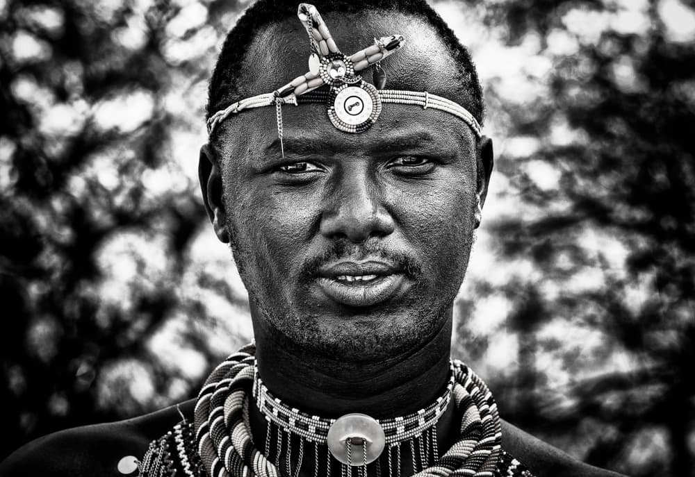 African Man Regalia by Joxe Inazio Kuesta Garmendia — canvas wall art