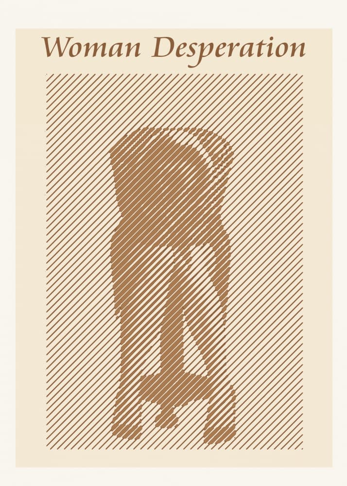 Woman Despair by Doa Project — canvas wall art