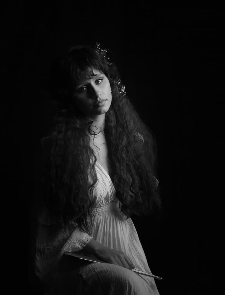 Ethereal Woman Portrait by Emma Zhao — canvas wall art