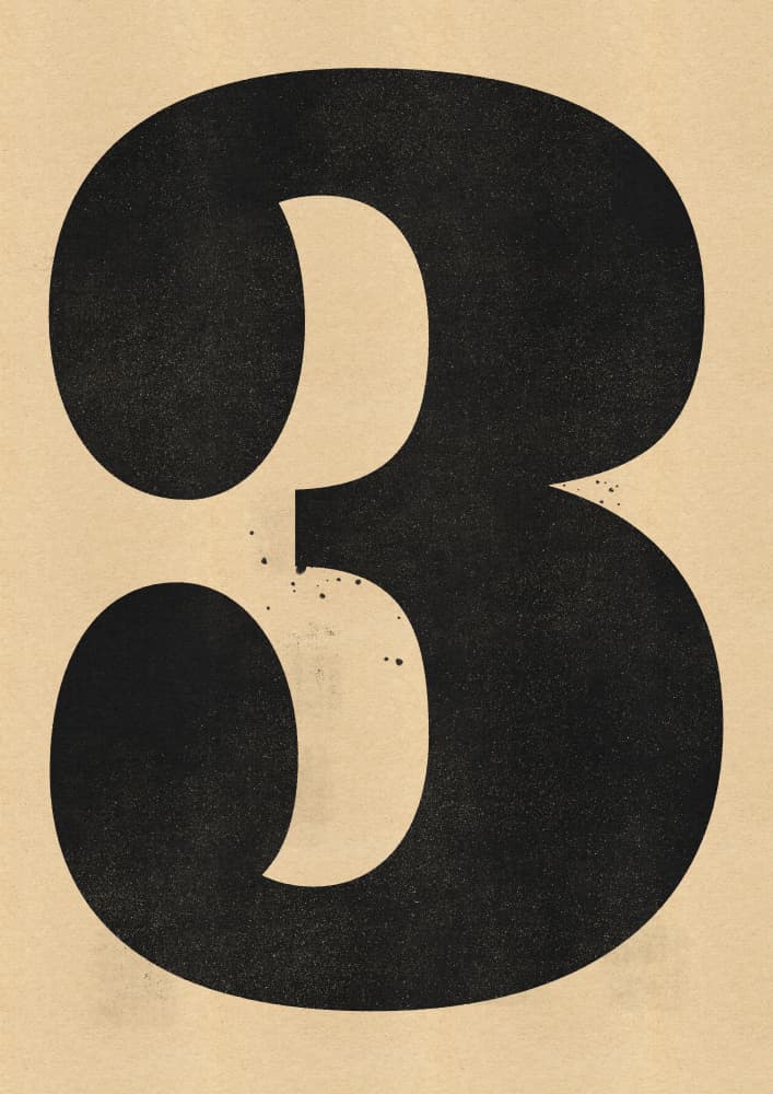 Bold Black Three by Nicholas — canvas wall art