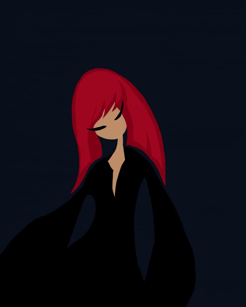 Dreamy Red Haired Woman by Josie George — canvas wall art