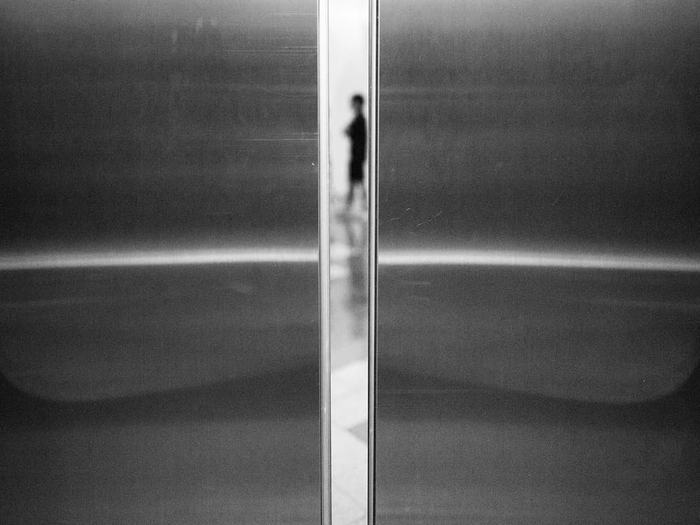Solitary Figure Reflection by HAN dong hee — canvas wall art