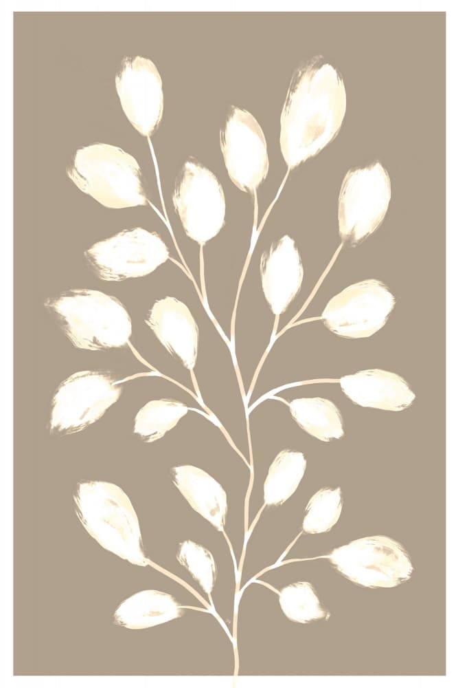 Gentle Botanical Branch by Martina — canvas wall art