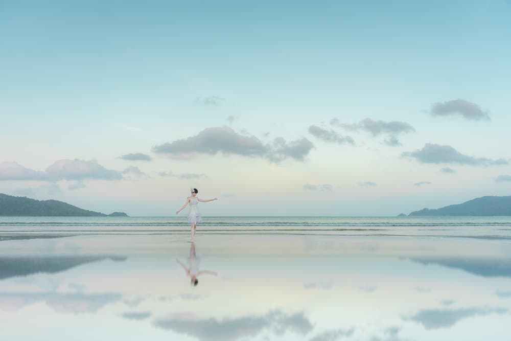 Tranquil Ocean Ballet by Daisuke Kiyota — canvas wall art