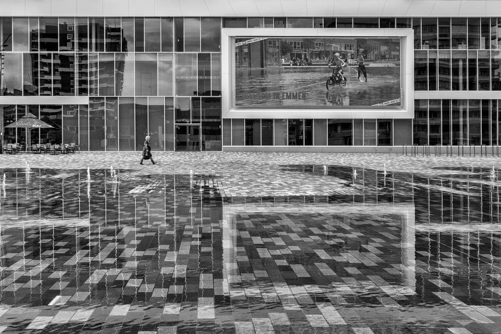 Modern City Reflections by Theo Luycx — canvas wall art