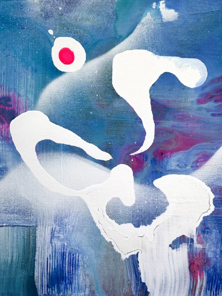 Cosmic Eye Abstraction by Anna Viklund — canvas wall art