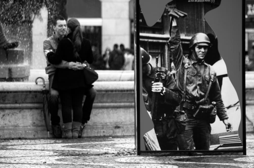 Love and Protest by Fernando Alves — canvas wall art