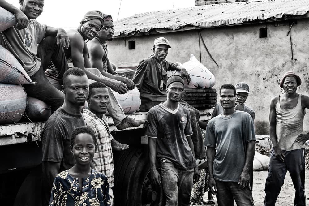 African Village Faces by Joxe Inazio Kuesta Garmendia — canvas wall art