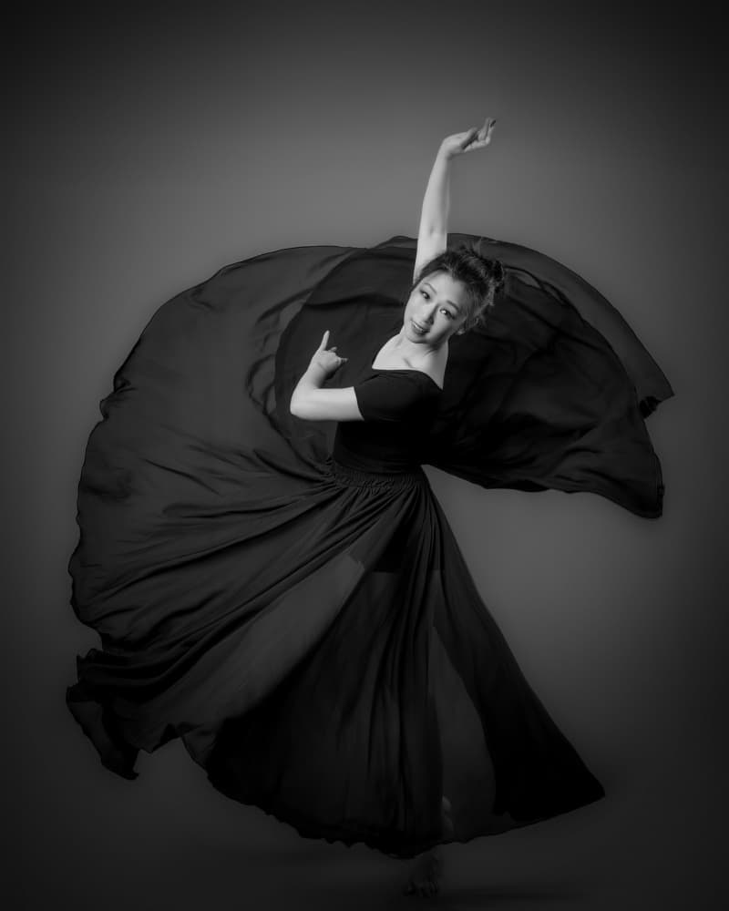 Dancer's Graceful Motion by Jeff Wang — canvas wall art